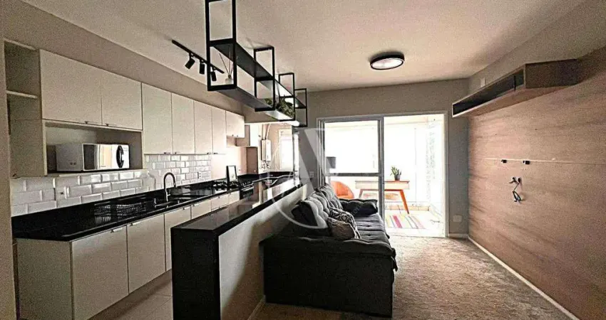 Apartamento 2 dormitórios c/ vista para jardim à venda no setin home e life, cambuí, campinas/sp.