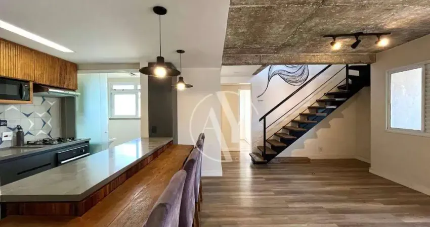 Cobertura duplex 2 suítes c/ terraço gourmet e piscina à venda no mansões santo antônio, campinas/sp