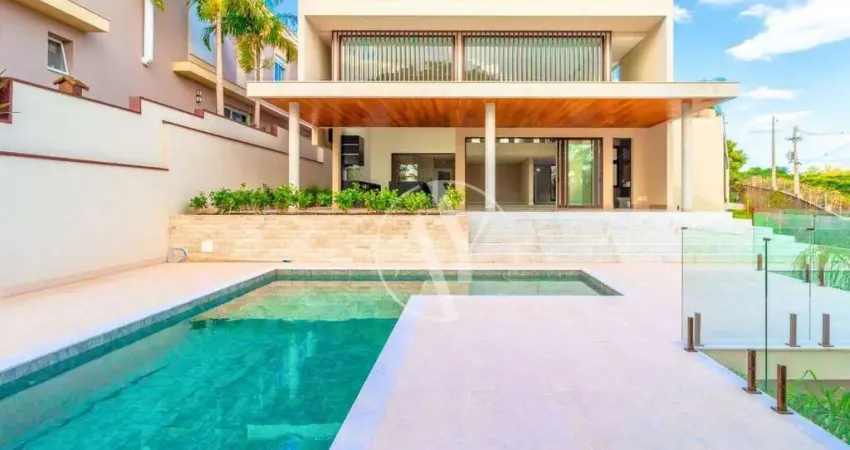 Casa em condomínio 4 suítes c/ área gourmet e home office à venda no jatibela, campinas/sp