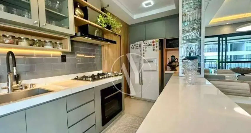 Apartamento 3 suítes c/ varanda gourmet, ar condicionado e lazer completo à venda no taquaral, campinas/sp