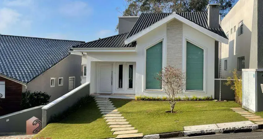 Casa com 4 dormitórios para alugar, 550 m² por r$ 14.000,00/mês - condomínio arujá 5 - arujá/sp