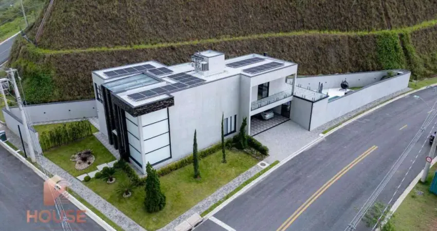 Casa com 4 dormitórios à venda, 442 m² por r$ 2.738.000,00 - condomínio entre serras residencial - santa isabel/sp