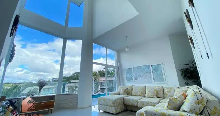 Casa com 4 dormitórios para alugar, 300 m² por r$ 15.000/mês - condomínio arujá 5 - arujá/sp