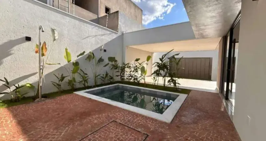 Casa térrea nova no bairro jardim karaiba com 226 m² de construção que une sofisticação, funcionalidade e conforto em um projeto contemporâneo