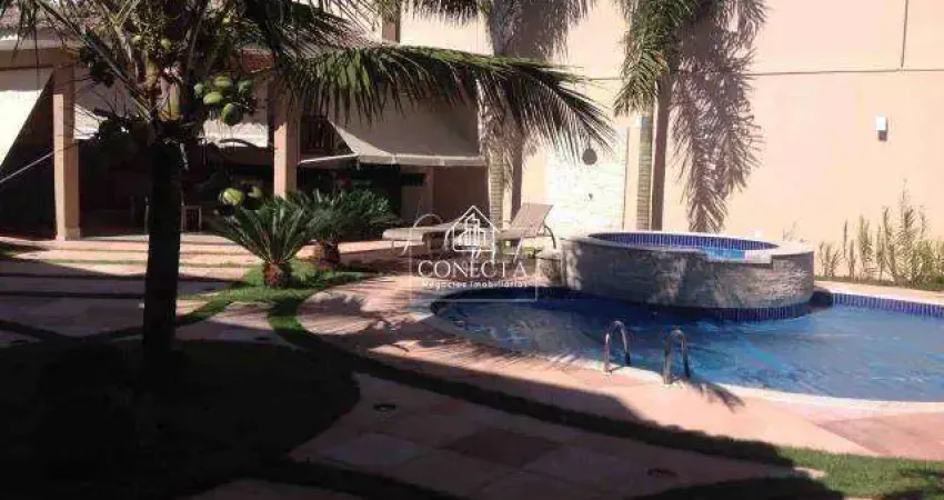 Casa a venda no bairro jardim karaiba com aproximadamente 367m² de área construída, terreno com 669,20 m², 4 suítes, linda área de lazer com piscina