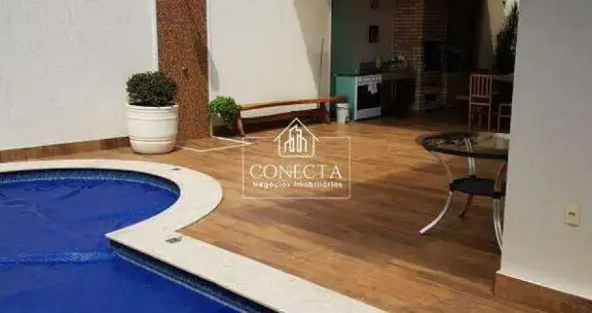 Casa à venda em uberlândia, jardim inconfidência – 3 suítes, piscina e espaço gourmet