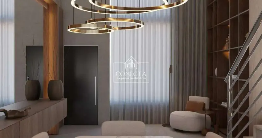 Casa estilo sobrado no condomínio splendido com 285 m² de área construída, 3 suites, area de lazer com churrasqueira e piscina