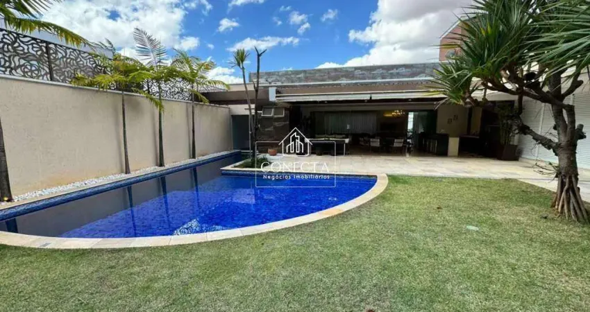 Casa para locação em condomínio de alto padrão no bairro jardim karaíba. uberlândia - mg