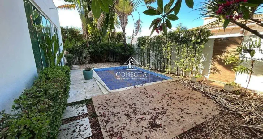 Casa de alto padrão em condomínio fechado disponível para locação - uberlândia/mg