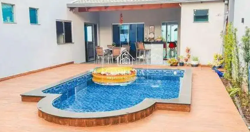 Casa à venda em santa mônica, uberlândia - 3 suítes, piscina e espaço gourmet