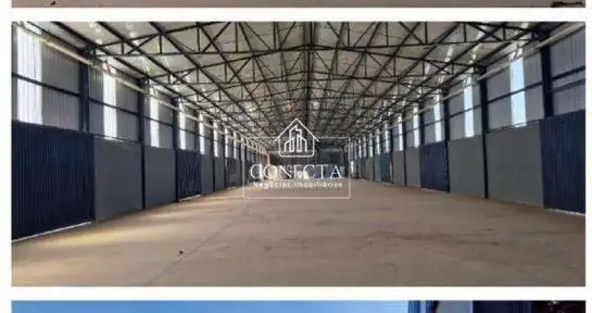 Galpão para aluguel em uberlândia (leste) — 1.530 m² interna, 2.809 m² externa, portão eletrônico