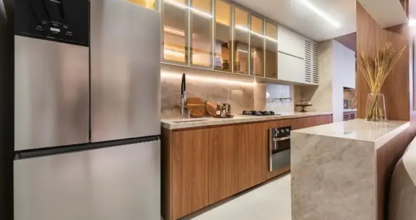 Alphaville - 75 metros - 2 quartos - 1 suíte- varanda gourmet com vaga