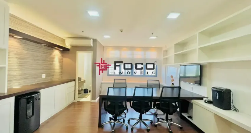 Sala comercial mobiliada/edifício prime offices/ 54m²/jardim aquárius/ são josé dos campos