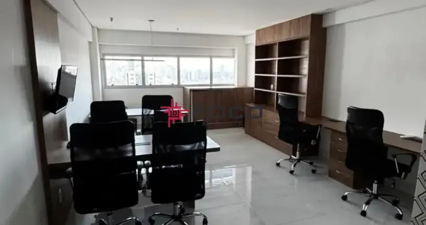 Sala comercial mobiliada - cea - centro empresarial aquarius - 32m² com banheiro - jardim aquarius