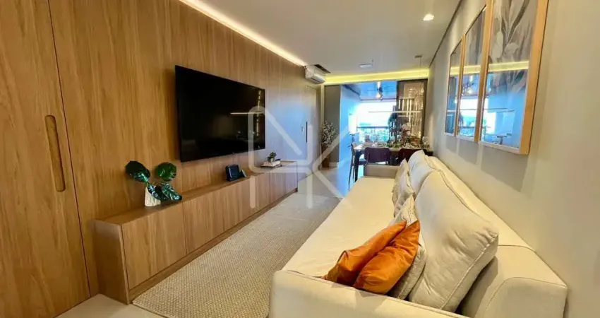 Apartamento novo no saguaçu – semi-mobiliado, 86 m² privativos, 3 quartos (1 suíte) e 1 vaga