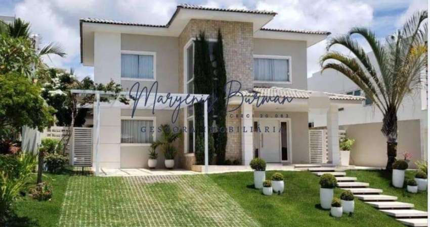Casa em Condomínio para Locação em Camaçari, Vila de Abrantes (Abrantes), 4 dormitórios, 3 suítes, 5 banheiros, 4 vagas