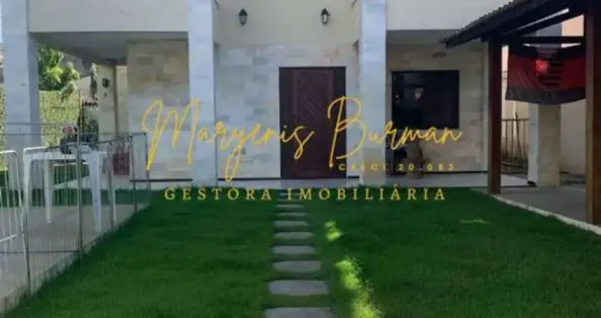 Casa em condomínio para venda em camaçari, busca vida (abrantes), 5 dormitórios, 3 suítes, 5 banheiros, 2 vagas