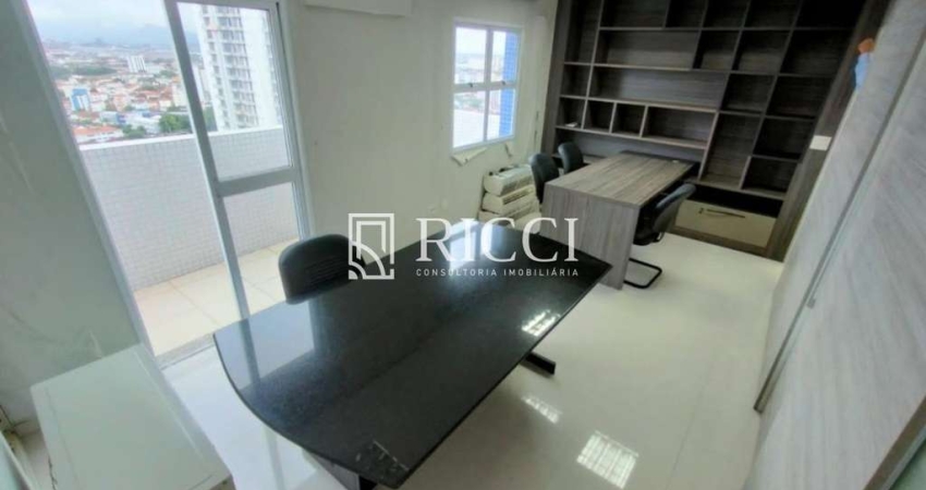 Sala comercial com 2 salas à venda no Boqueirão, Santos 