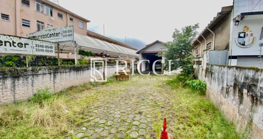 Terreno comercial à venda no Estuário, Santos 