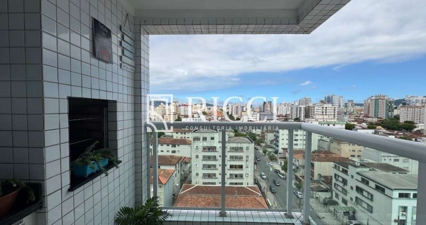 Apartamento à venda em Santos-SP, Embaré: 2 quartos, 1 suíte, 2 salas, 2 banheiros, 1 vaga de garagem, 72m². Venha conferir!