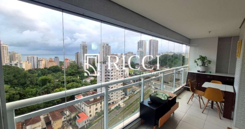 APARTAMENTO NO JOSE MENINO, ANDAR ALTO VISTA LIVRE, 3 QUARTOS SENDO 1 SUITE