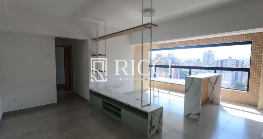 Apartamento Novo Semi Mobiliado na Ponta da Praia, Santos! Oportunidade Imperdível Imóvel com 65m², suíte e vaga de garagem!
