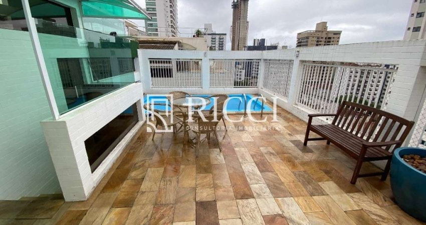 Amplo e Luxuoso Apartamento à Venda na Ponta da Praia, Santos-SP: 3 Quartos, 2 Suítes, 4 Salas, 2 Vagas de Garagem e 300m² de Área.