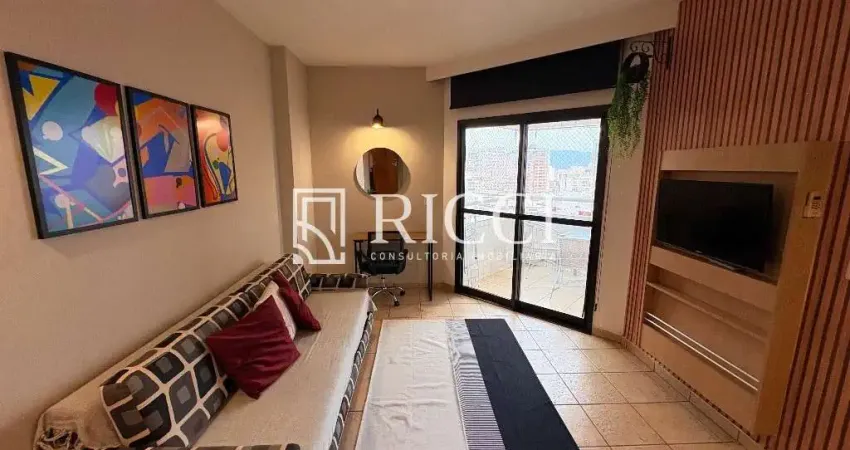 Apartamento à venda em santos-sp, boqueirão: 1 quarto, 1 suíte, 1 sala, 1 banheiro, 1 vaga - 44m² de área. venha conferir!