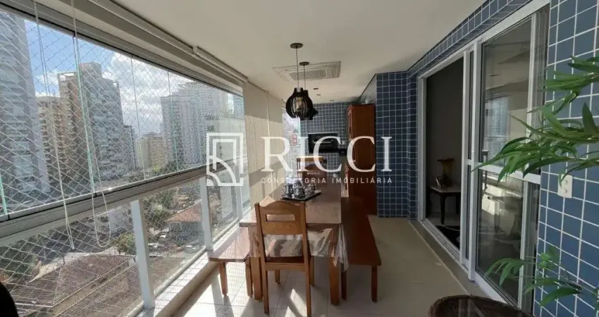 Apartamento espaçoso de 03 quartos com 02 suítes e 2 salas na aparecida, santos-sp  ricci consultoria