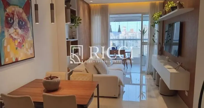 Apartamento à venda ou locação no gonzaga, santos-sp  03 quartos, 02 suítes, 2 salas  120m²  1 vaga  ricci consultoria