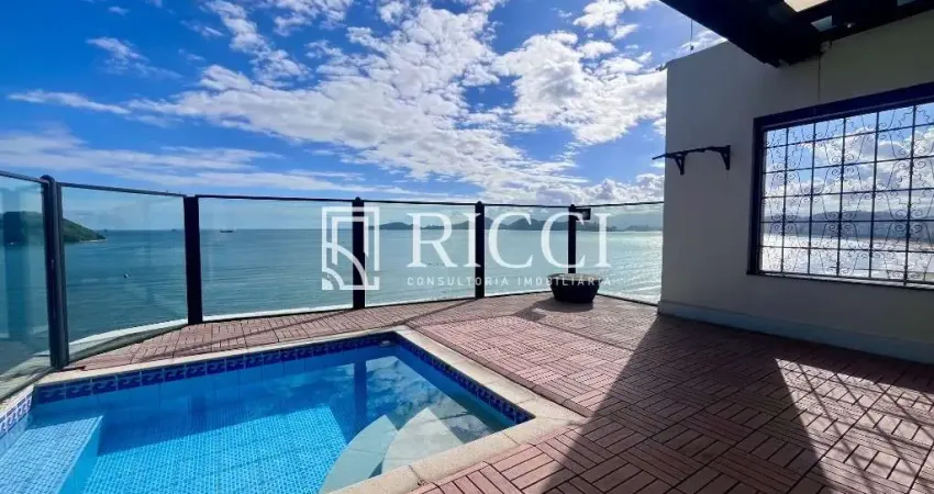 Cobertura de luxo à venda em santos-sp, bairro aparecida: 3 quartos, 3 suítes, 4 salas, 5 vagas de garagem, 374m² de área.