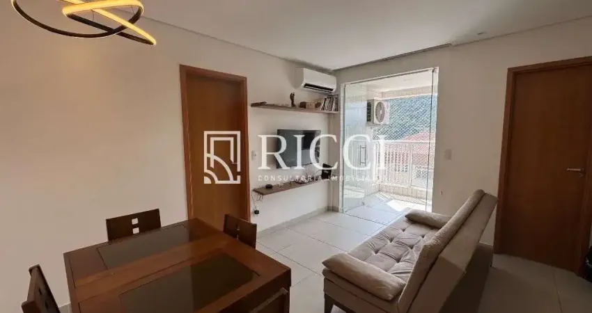 Apartamento à venda em santos-sp, bairro campo grande: 1 quarto, 1 suíte, 2 salas, 2 banheiros, 1 vaga, 50m². venha conferir!
