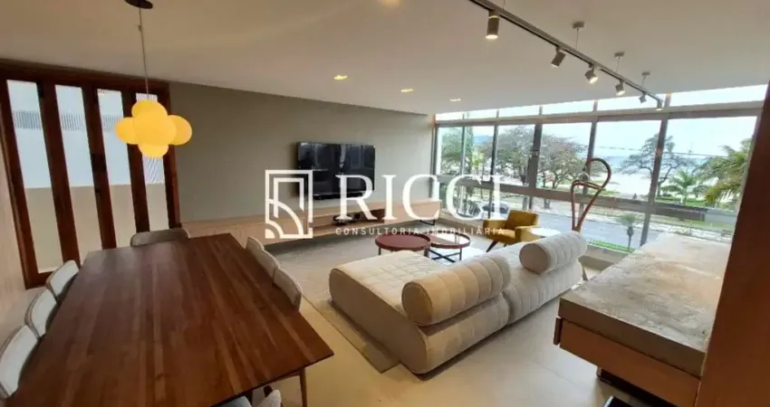 Apartamento 3 quartos, sendo 3suítes frente mar na pompeia em santos