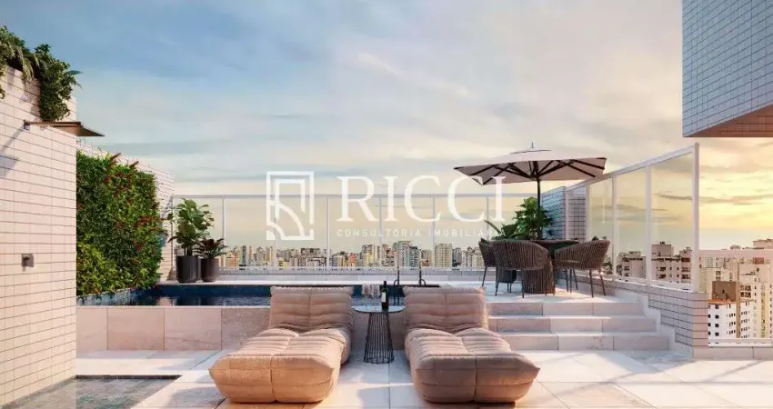 Magnífica cobertura de luxo à venda em santoscom 4 quartos, 4 suítes e 348,89m² - imperdível oportunidade!