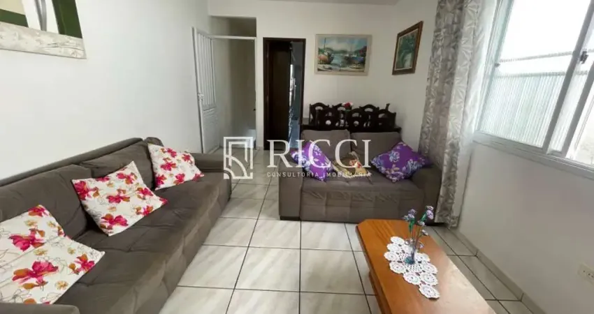 Casa sobreposta alta à venda em santos-sp, estuário: 3 quartos, 1 suíte, 2 salas, 2 banheiros, 1 vaga de garagem, 100m².