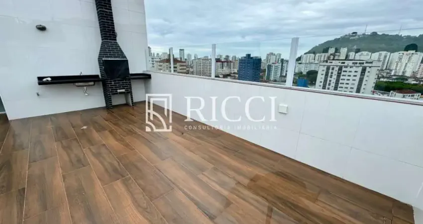 Cobertura com 2 quartos à venda na Vila Belmiro, Santos