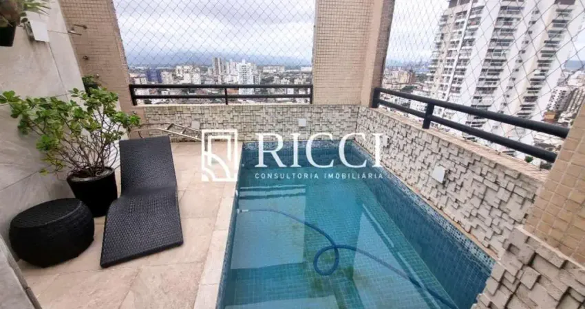 Cobertura com 3 quartos à venda no Embaré, Santos