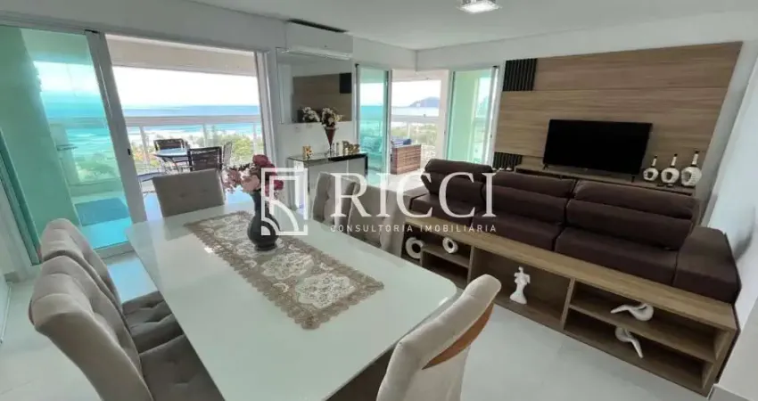 Lindo apartamento 3 suítes e churrasqueira na varanda, vista mar na enseada guarujá !!! porteira fechada, todo decorado e mbiliado !!!