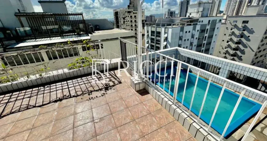 Comprar cobertura na ponta da praia elevador atende os dois pavimentos