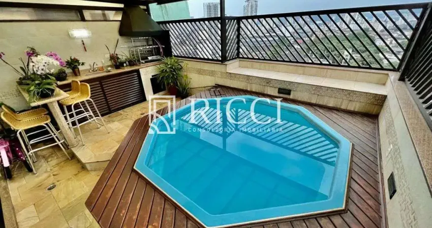 Cobertura residencial para venda embaré, santos 3 dormitórios sendo 2 suítes, 1 sala, 4 banheiros, 2 vagas 154,00 m² útil