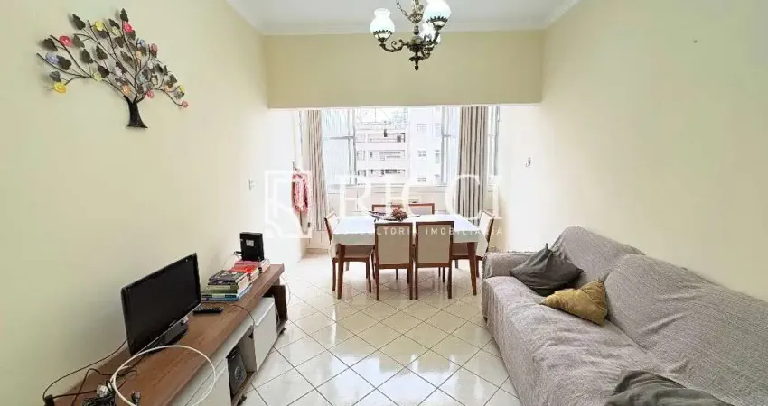 Apartamento à venda em santos-sp, bairro pompéia: 3 quartos, 2 salas, 2 banheiros, 1 vaga de garagem.