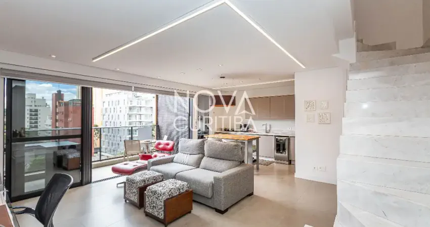 Apartamento Duplex com 2 suítes à venda, 103 m² por R$ 1.395.000 - Bigorrilho - Curitiba/PR