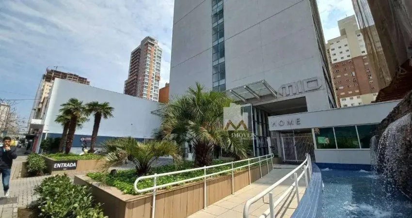 Apartamento com 1 dormitório para alugar, 32 m² por R$ 2.200,00 mês + taxas - Centro - Curitiba/PR