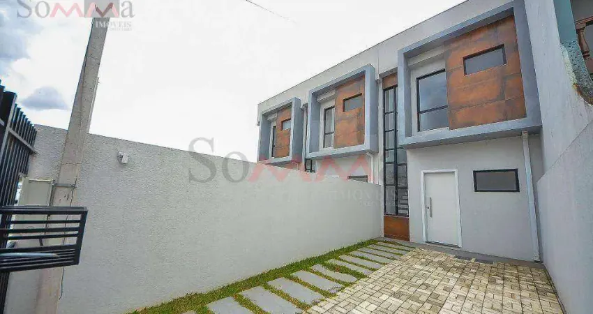 Sobrado com 3 dormitórios à venda, 96 m² por r$ 419.000,00 - sítio cercado - curitiba/pr
