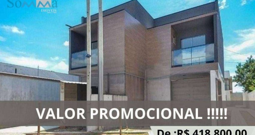 Sobrado com 3 dormitórios à venda, 86 m² por R$ 400.000,00 - Alto Boqueirão - Curitiba/PR