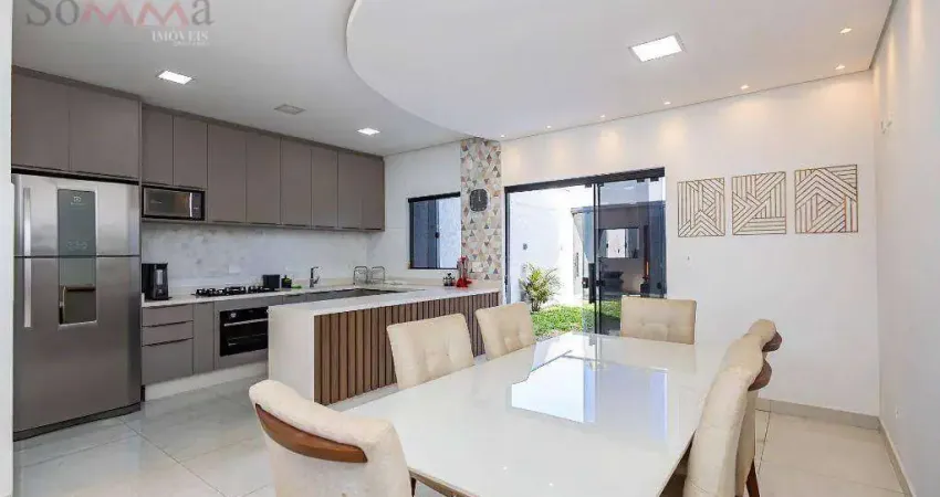 Sobrado com 3 dormitórios à venda, 172 m² por r$ 780.000,00 - umbará - curitiba/pr