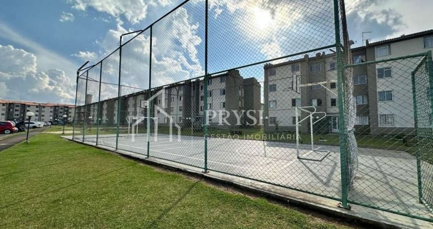 Apartamento com 2 dormitórios para alugar, 50 m² por R$ 1.543,75/mês - Sítio Cercado - Curitiba/PR