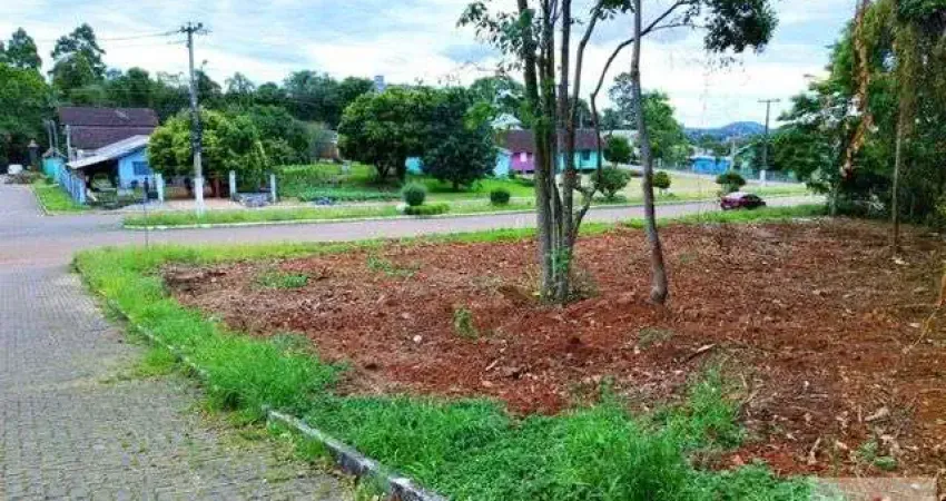 TERRENO DE ESQUINA BEM LOCALIZADO A VENDA , VALE VERDE EM NOVA PETROPOLIS-RS