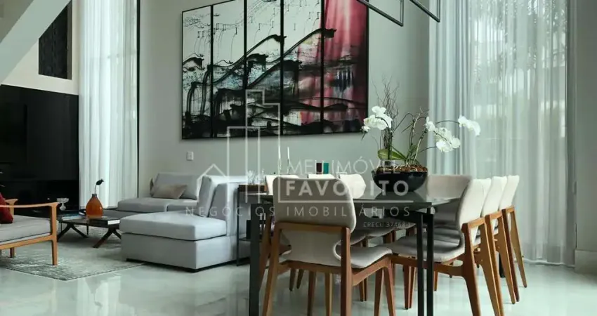 Casa mobiliada à venda com 3 suítes no condomínio veduta em jundiaí sp