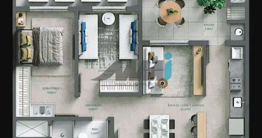 Apartamento com 2 quartos à venda na Rua São Vicente, 251, São Vicente, Itajaí